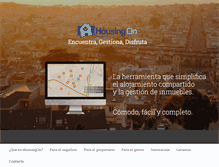 Tablet Screenshot of housingon.com